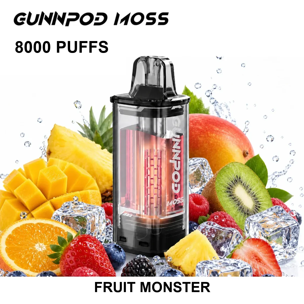 Fruit Monster Gunnpod Moss Pod 8000 Puffs