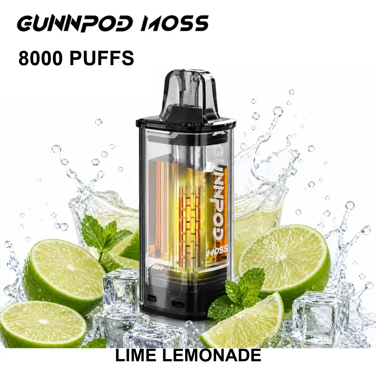 Lime Lemonade Gunnpod Moss Pod 8000 Puffs