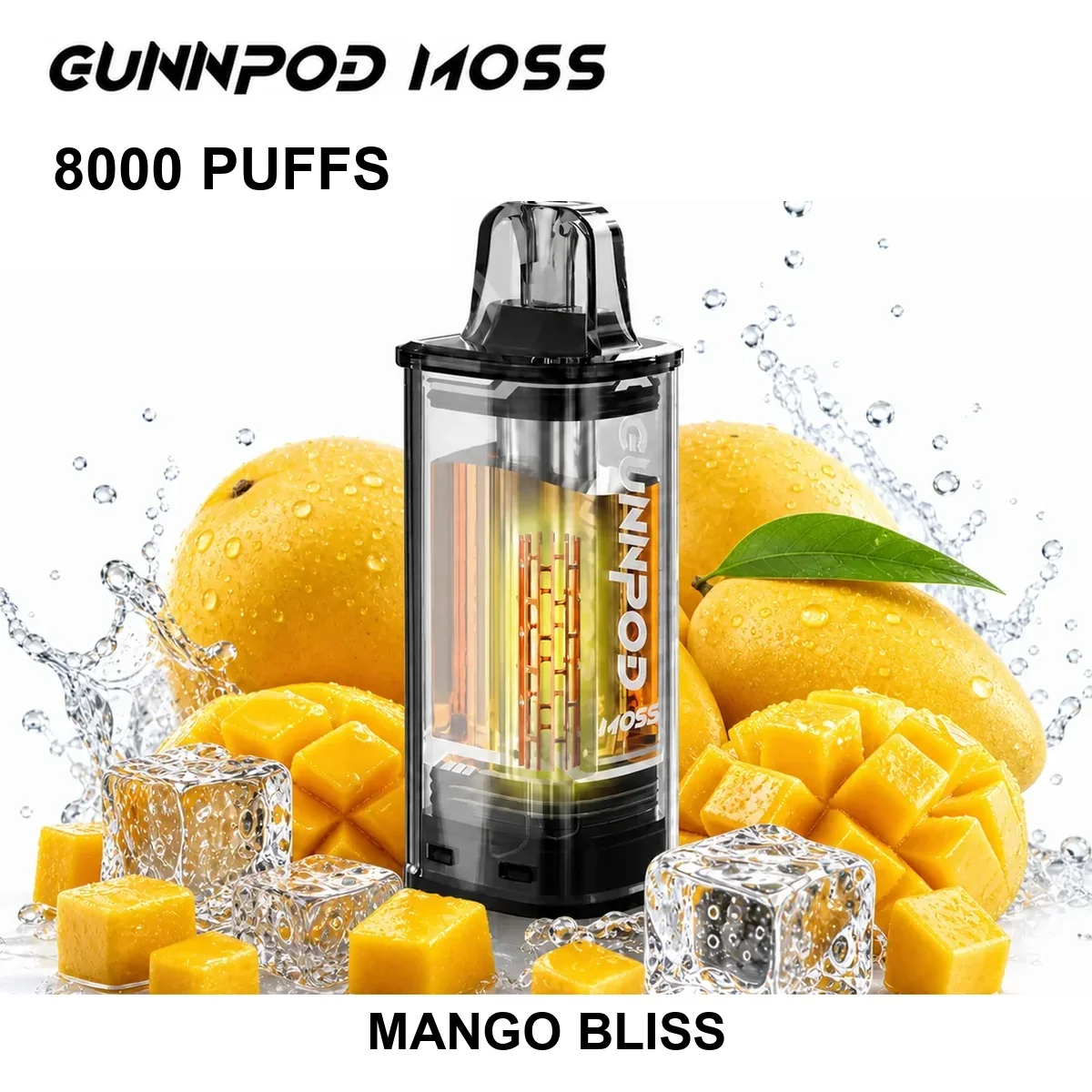 Mango Bliss Gunnpod Moss Pod 8000 Puffs