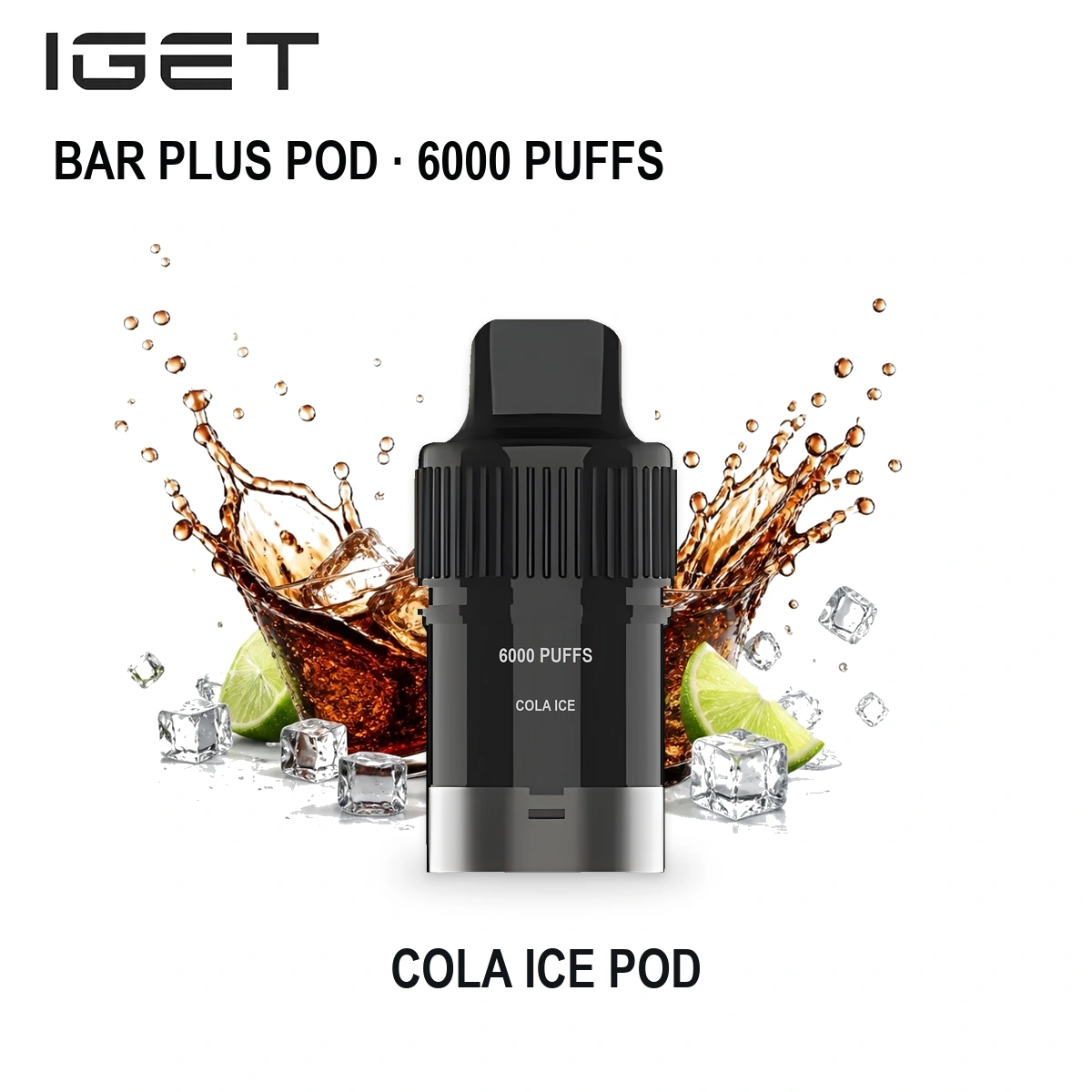 Cola Ice IGET Bar Plus Pod 6000 Puffs