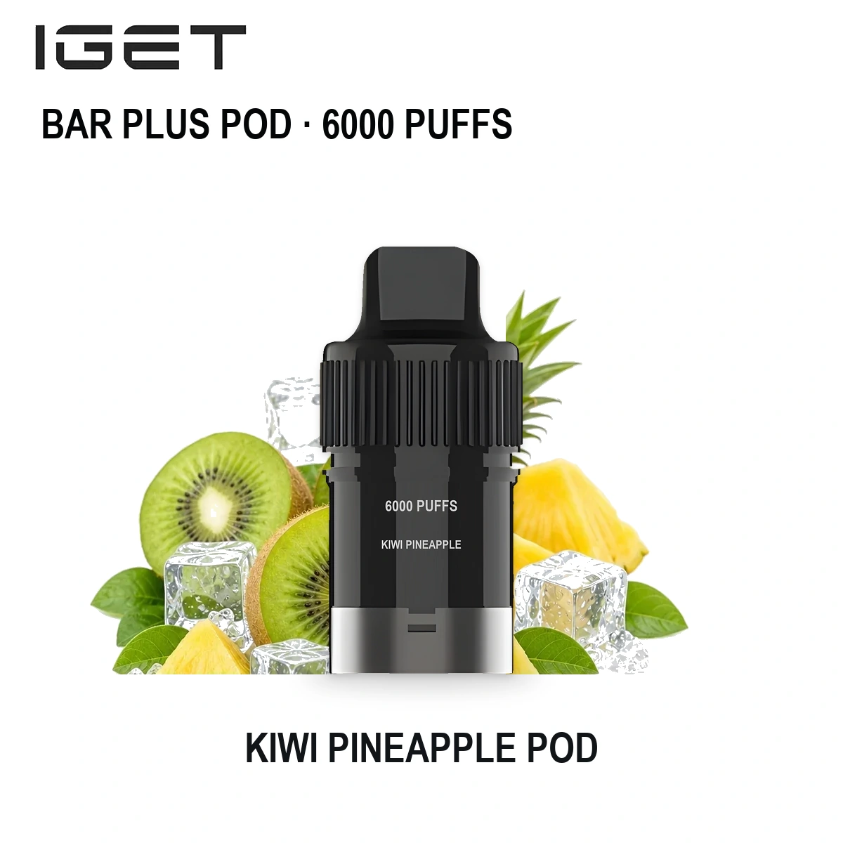 Kiwi Pineapple IGET Bar Plus Pod 6000 Puffs