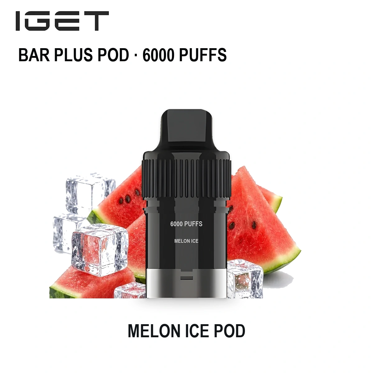 Melon Ice IGET Bar Plus Pod 6000 Puffs