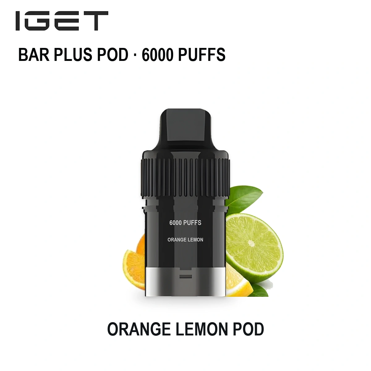 Orange Lemon IGET Bar Plus Pod 6000 Puffs