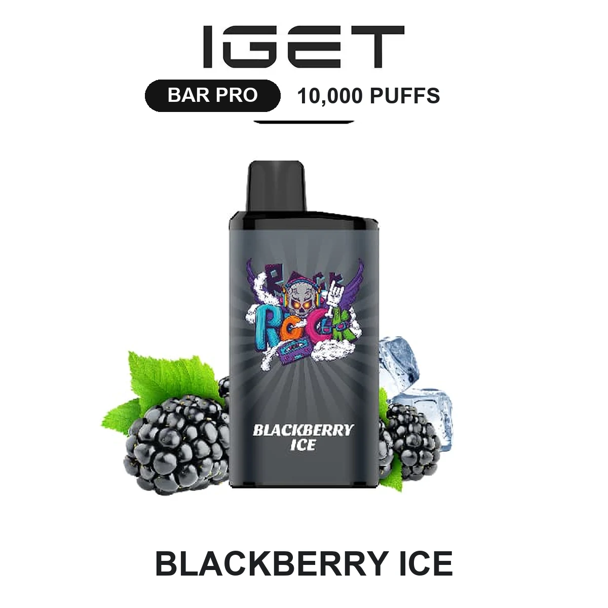 Blackberry Ice IGET Bar Pro 10000 Puffs