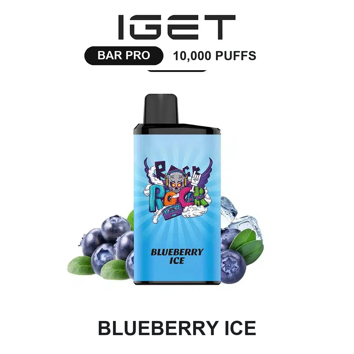 Blueberry Ice IGET Bar Pro 10000 Puffs