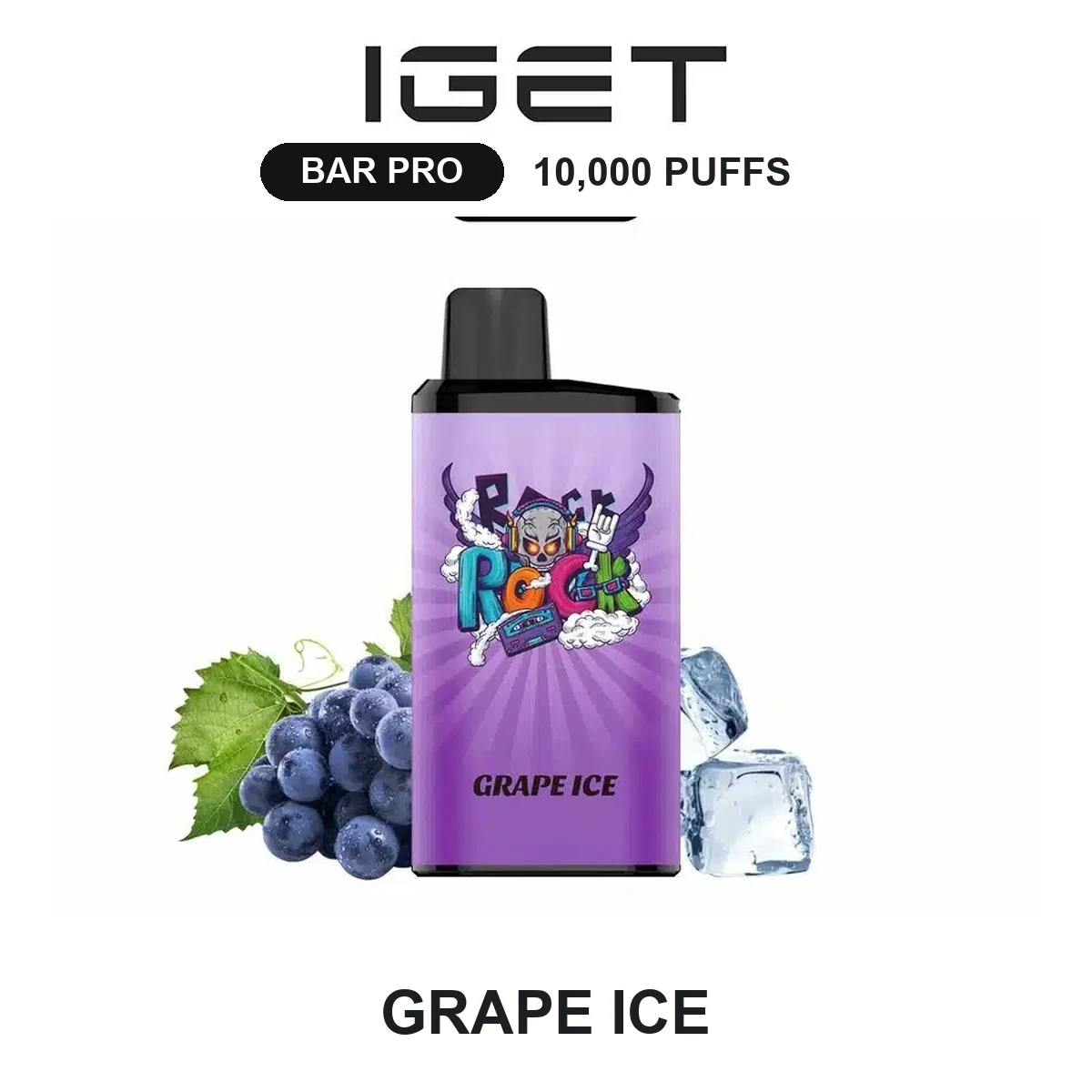 Grape Ice IGET Bar Pro 10000 Puffs