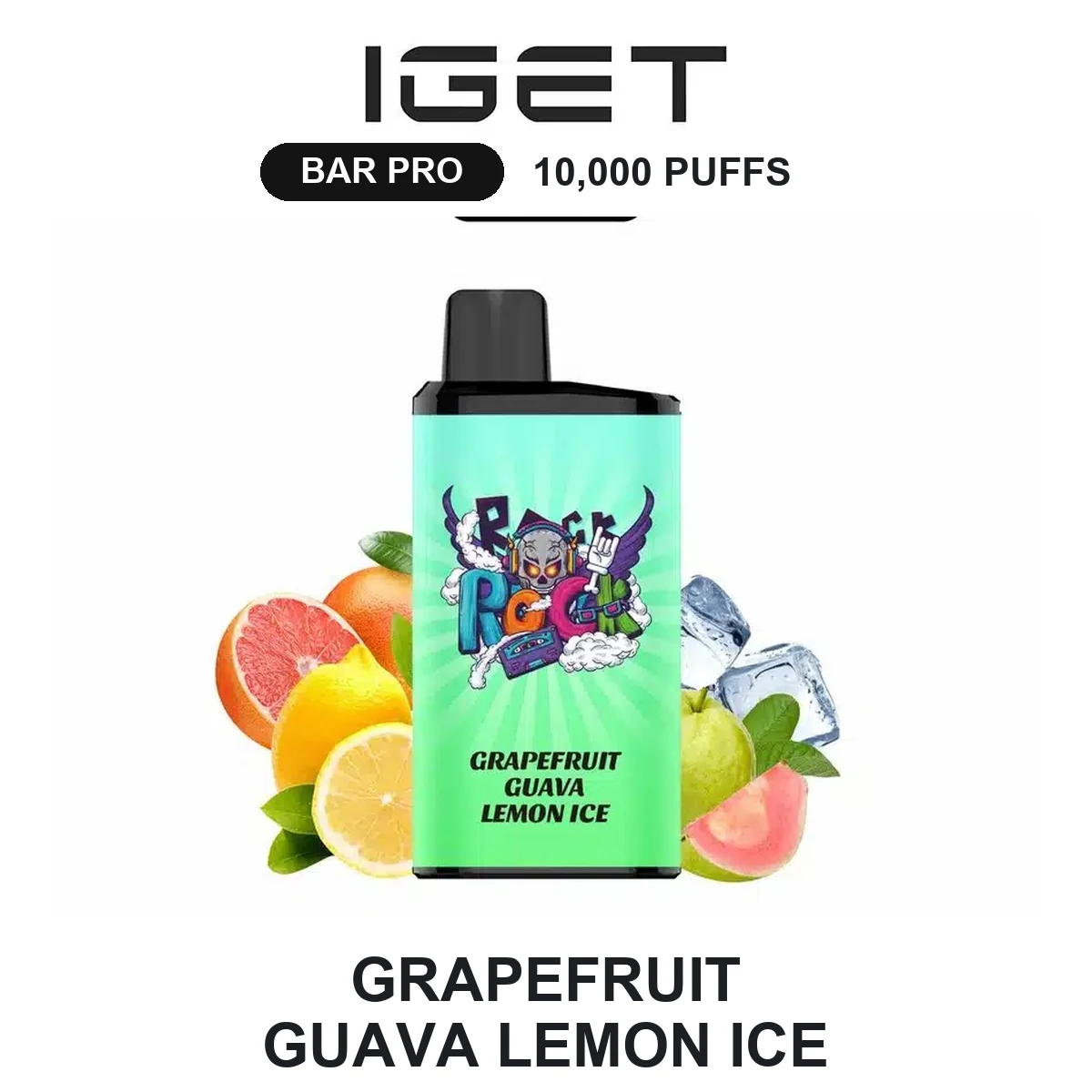 Grapefruit Guava Lemon Ice IGET Bar Pro 10000 Puffs
