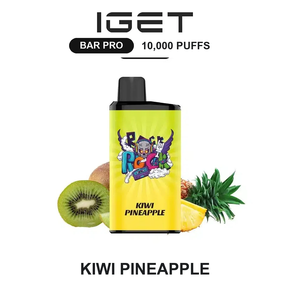 Kiwi Pineapple IGET Bar Pro 10000 Puffs