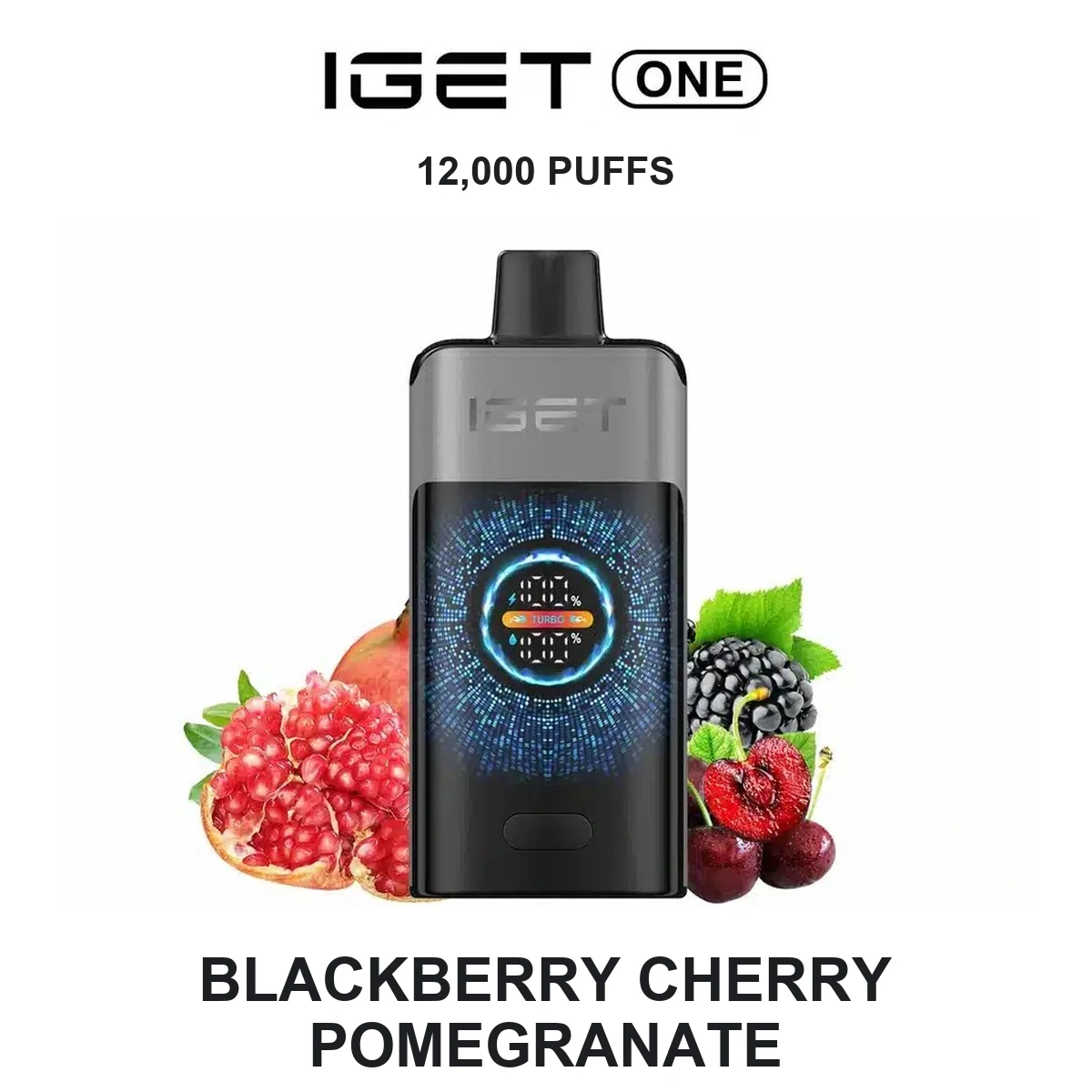 Blackberry Cherry Pomegranate IGET ONE 12000 Puffs