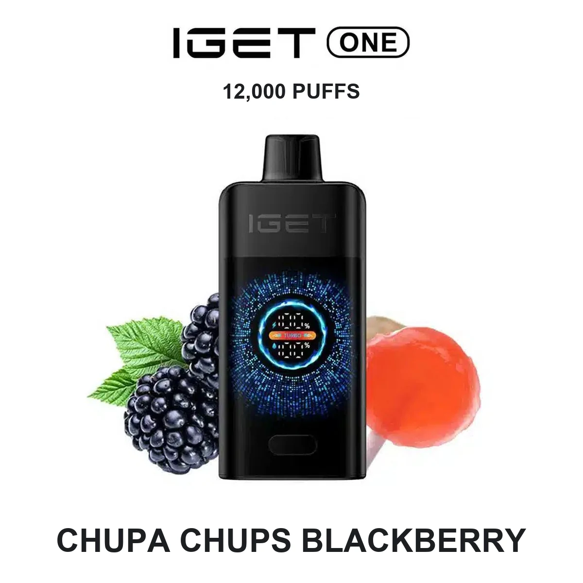 Chupa Chups Blackberry IGET ONE 12000 Puffs