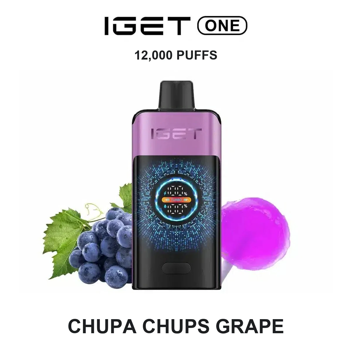 Chupa Chups Grape IGET ONE 12000 Puffs