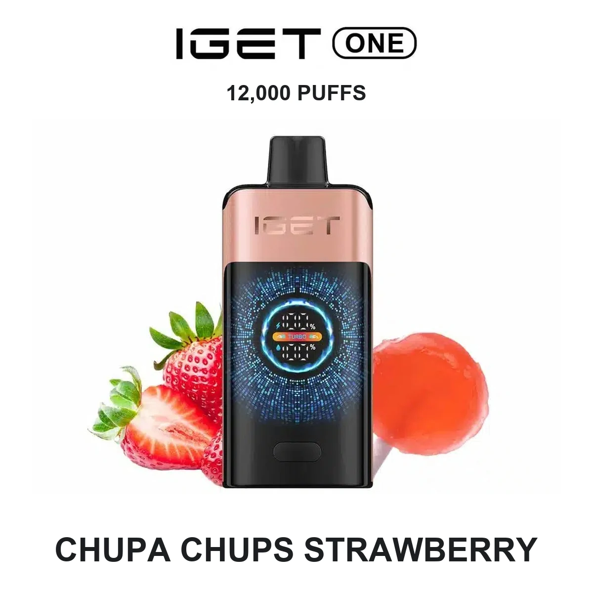 Chupa Chups Strawberry IGET ONE 12000 Puffs