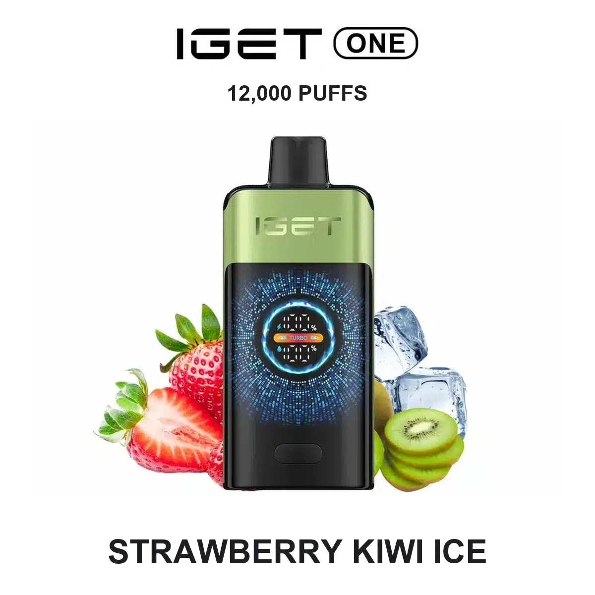 Strawberry Kiwi Ice IGET ONE 12000 Puffs
