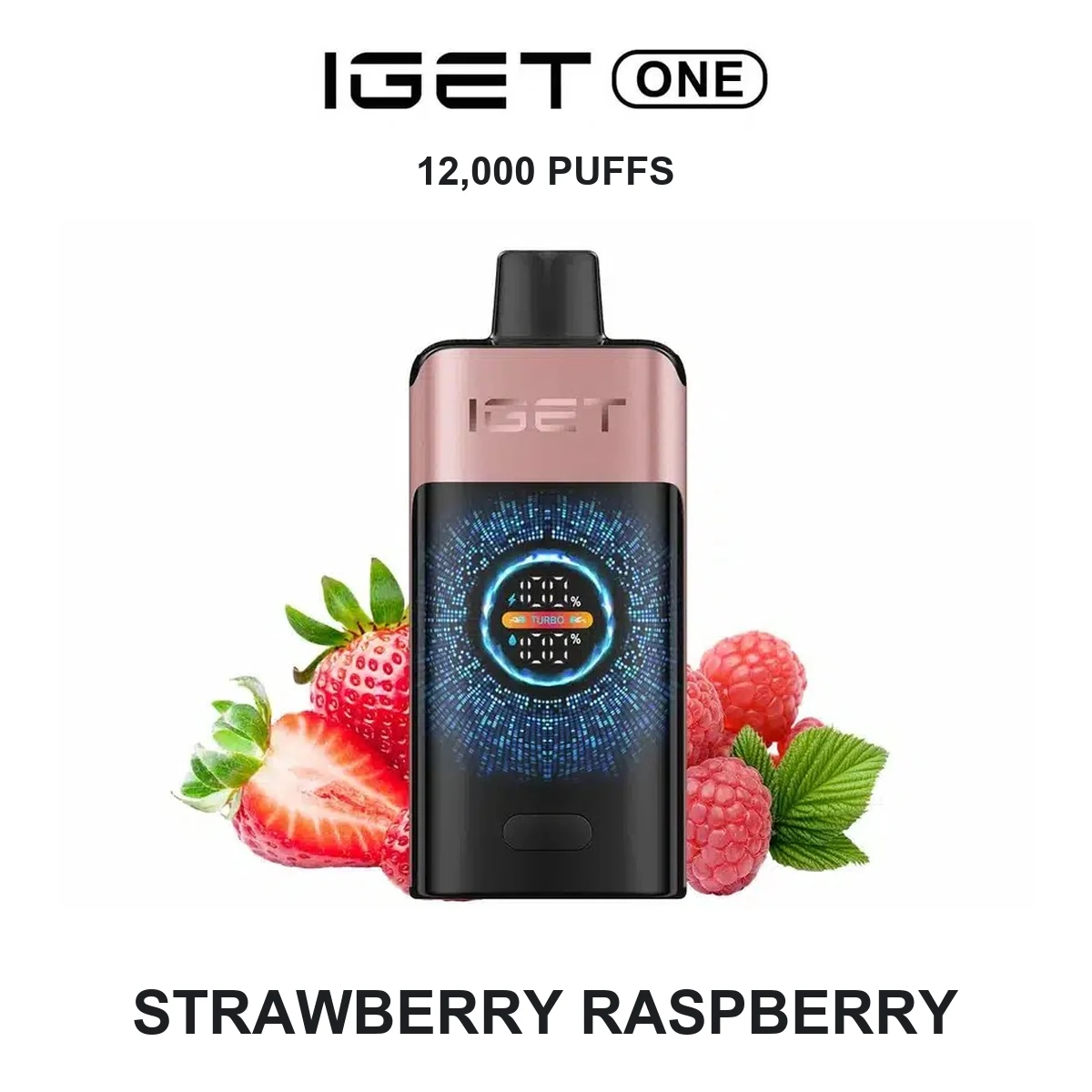 Strawberry Raspberry IGET ONE 12000 Puffs