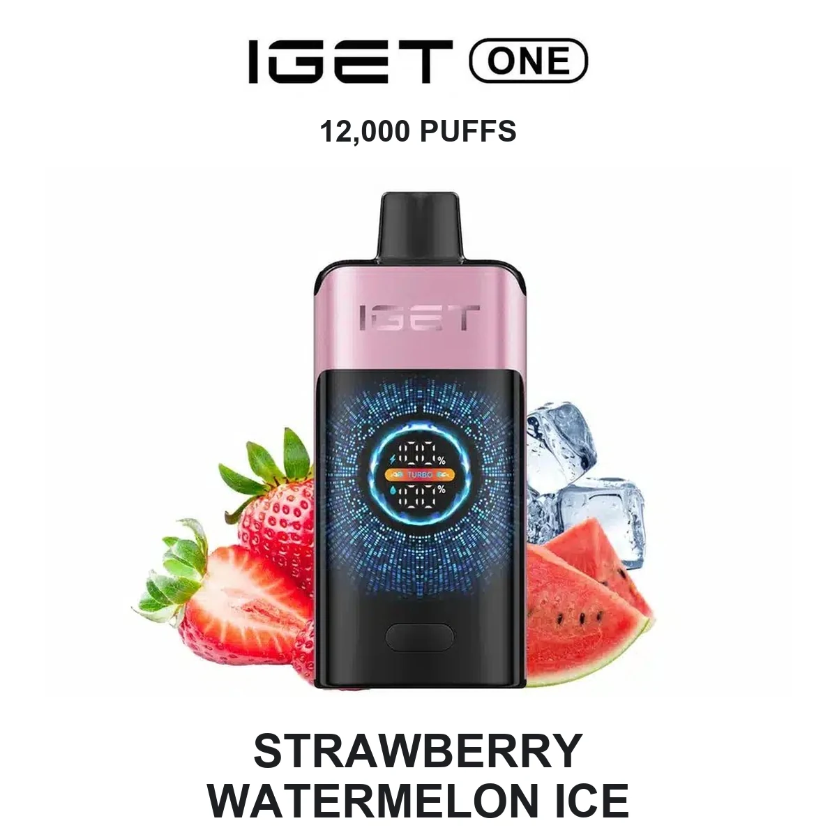 Strawberry Watermelon Ice IGET ONE 12000 Puffs