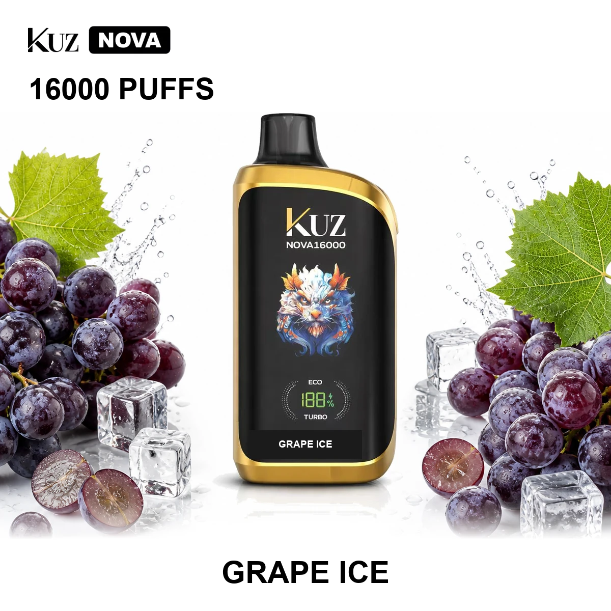 Grape Ice KUZ Nova 16000 Puffs