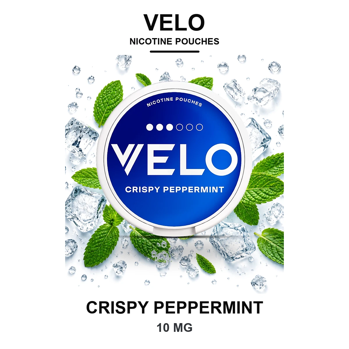 VELO Crispy Peppermint 10mg Nicotine Pouches