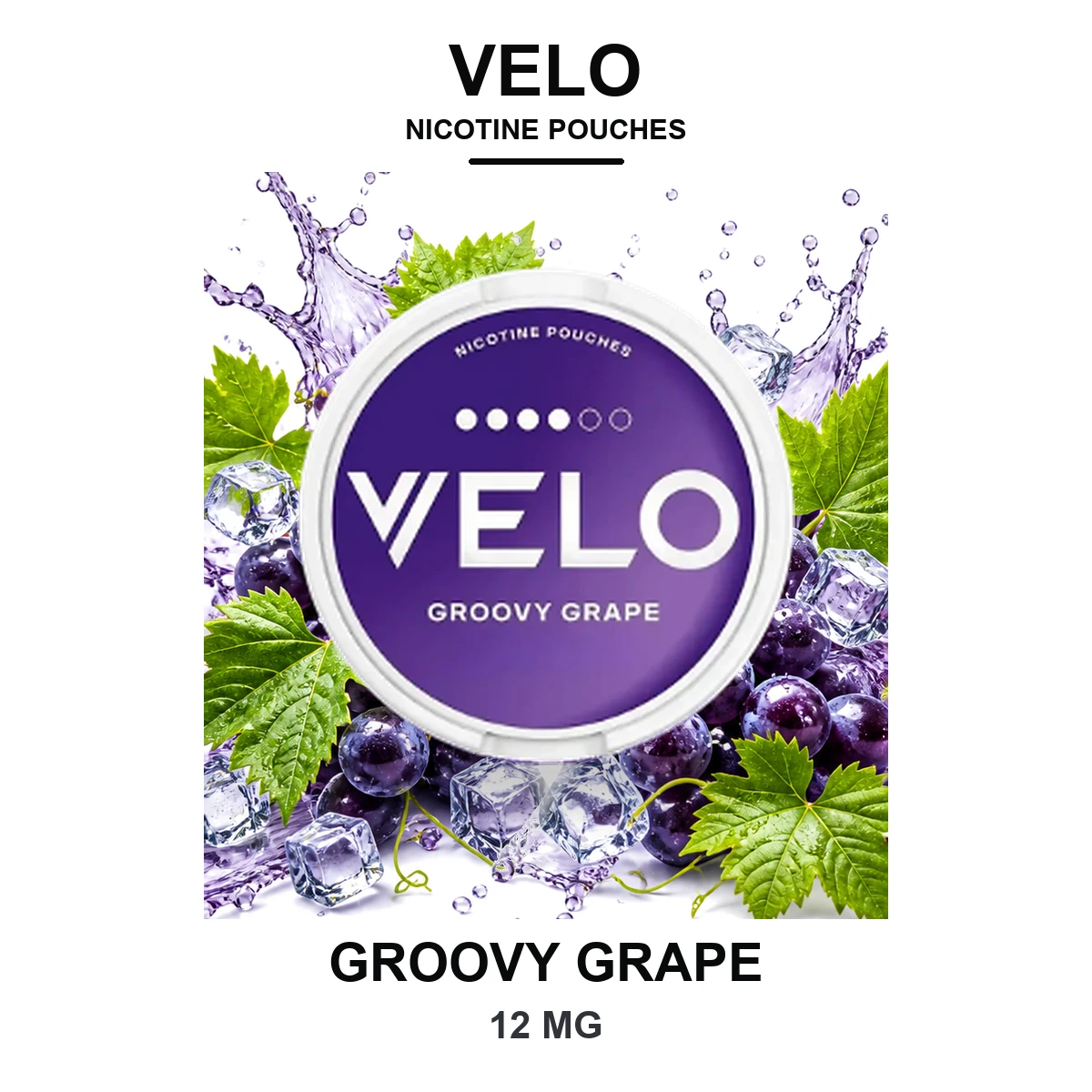 VELO Groovy Grape 12mg Nicotine Pouches