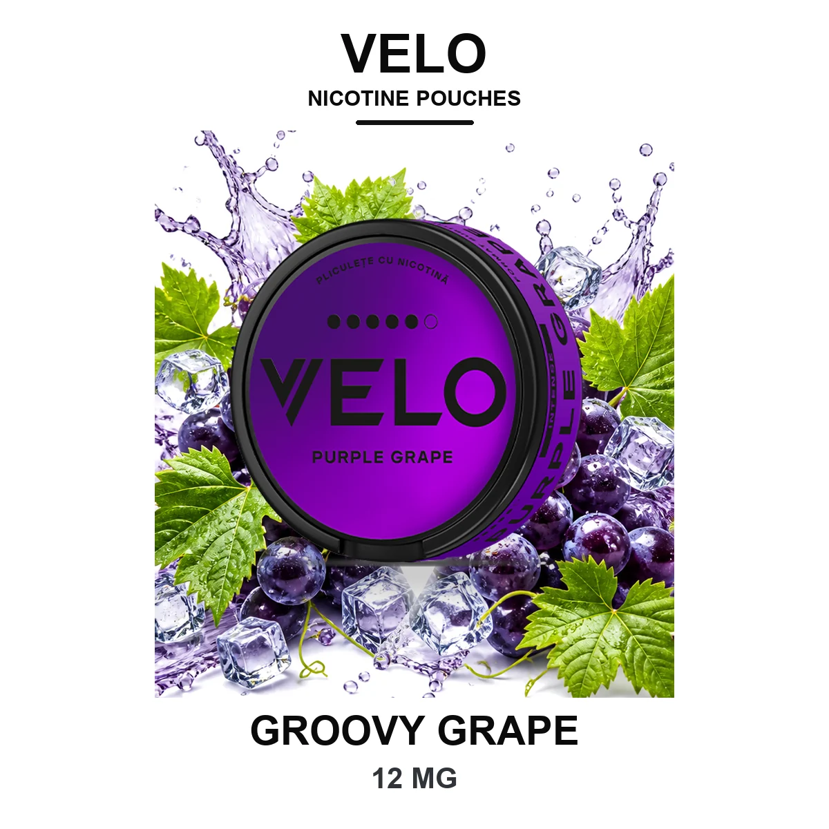 VELO Groovy Grape 12mg Nicotine Pouches
