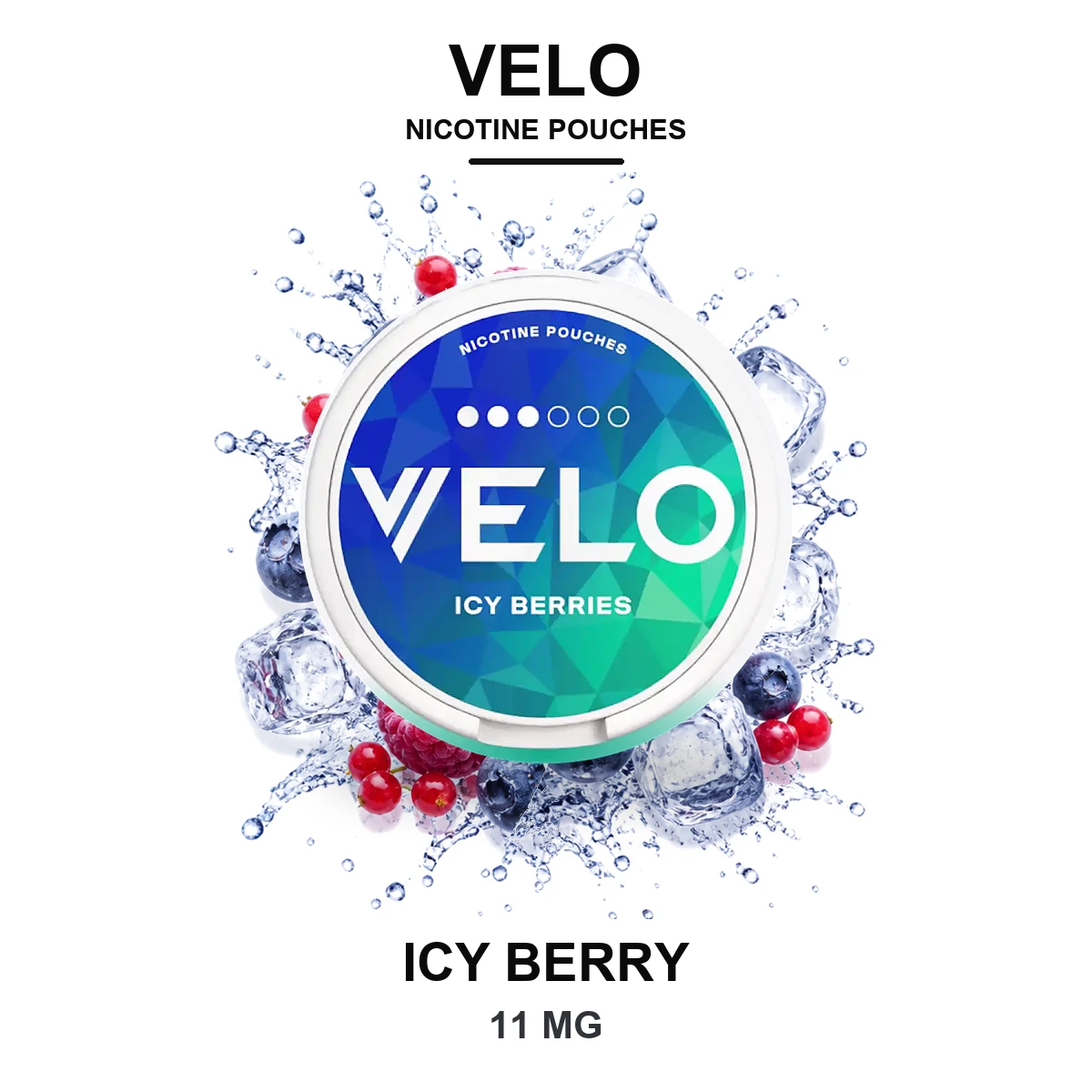 VELO Icy Berries 10mg Nicotine Pouches