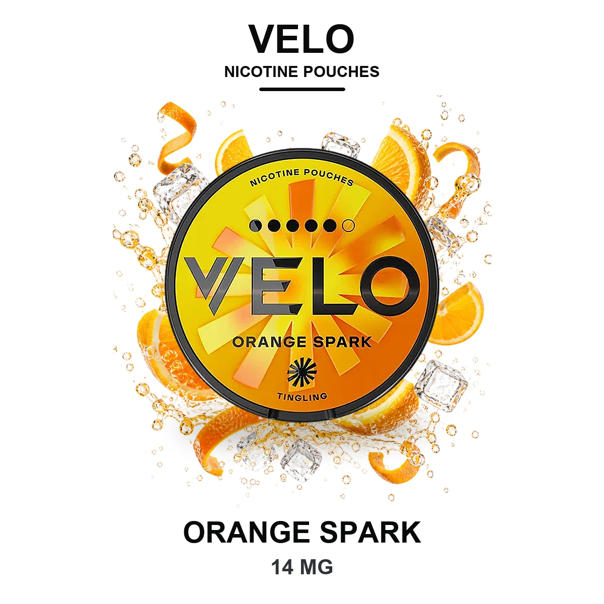 VELO Orange Spark 14mg Nicotine Pouches