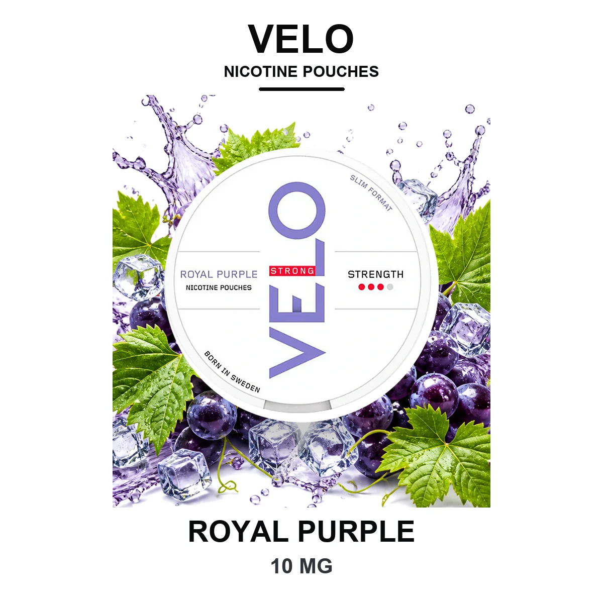VELO Royal Purple 10mg Nicotine Pouches