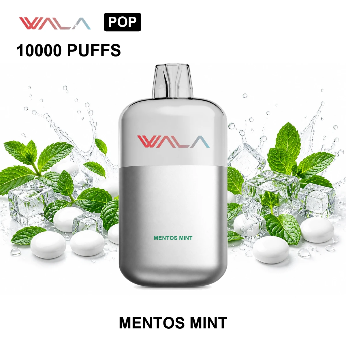 Mentos Mint WALA POP 10000 Puffs