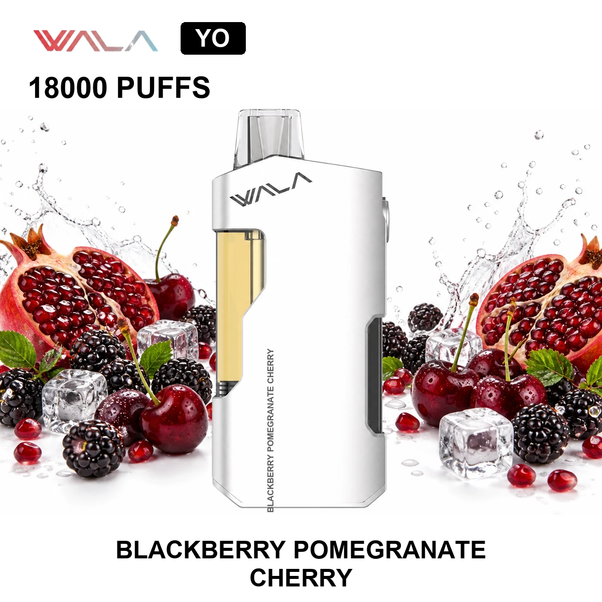 Blackberry Pomegranate Cherry WALA YO 18000 Puffs