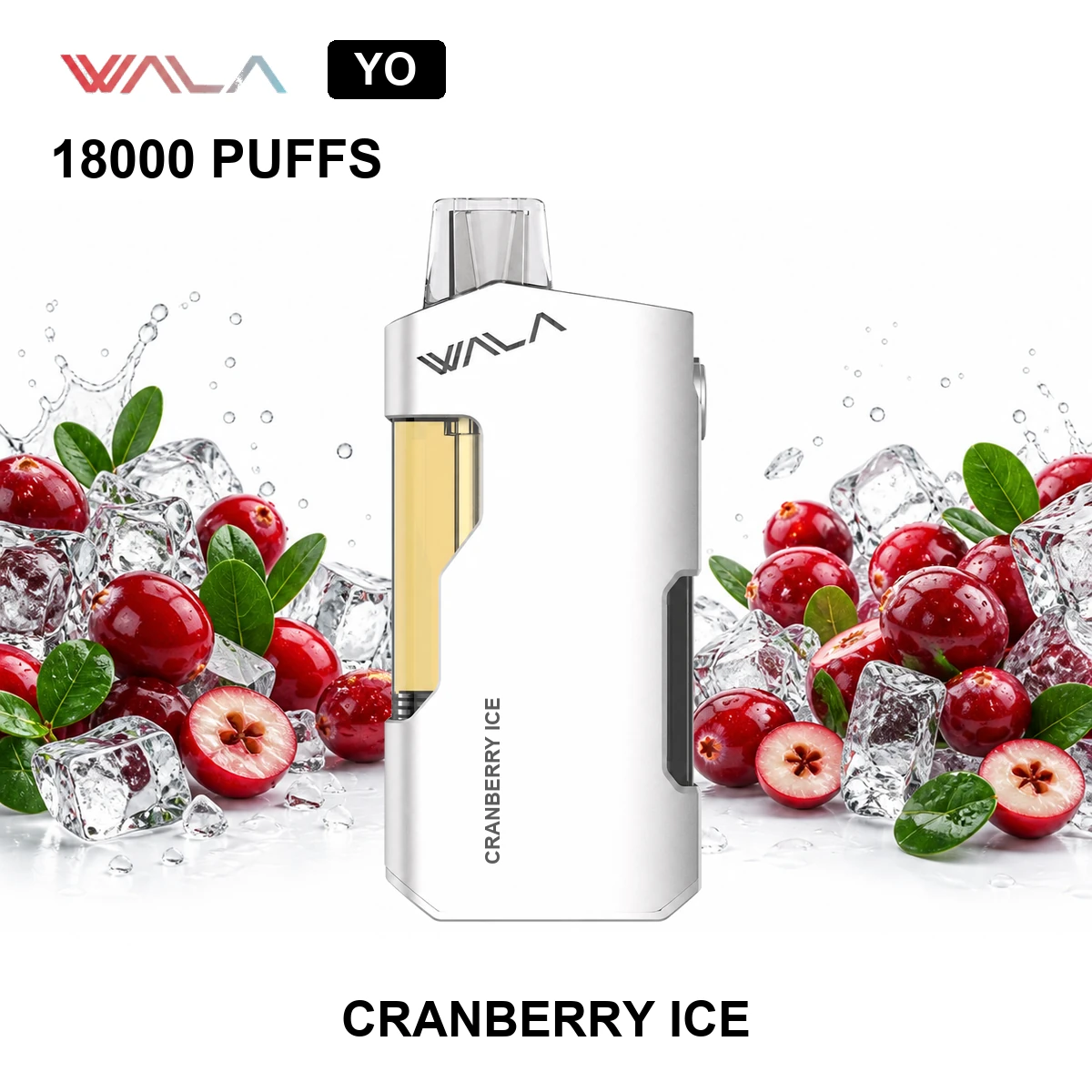 Cranberry Ice WALA YO 18000 Puffs