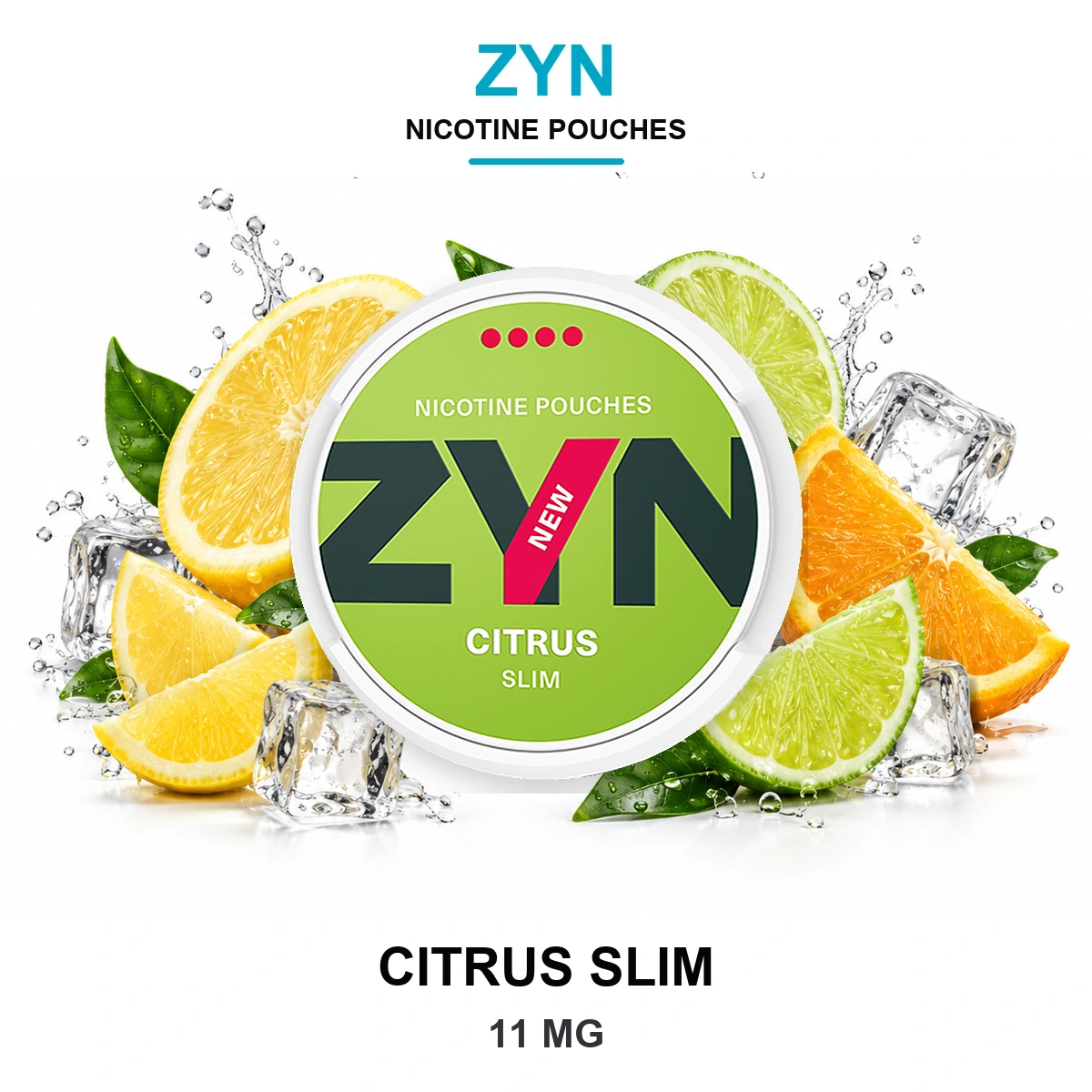 ZYN Citrus Slim 11mg Nicotine Pouches