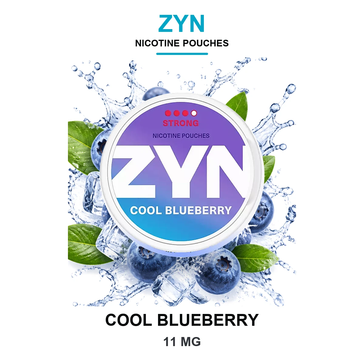 ZYN Cool Blueberry 11mg Nicotine Pouches