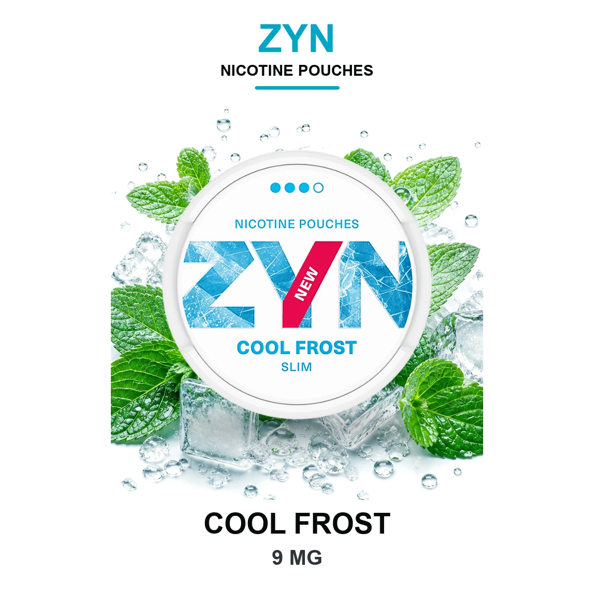 ZYN Cool Frost 9mg Nicotine Pouches