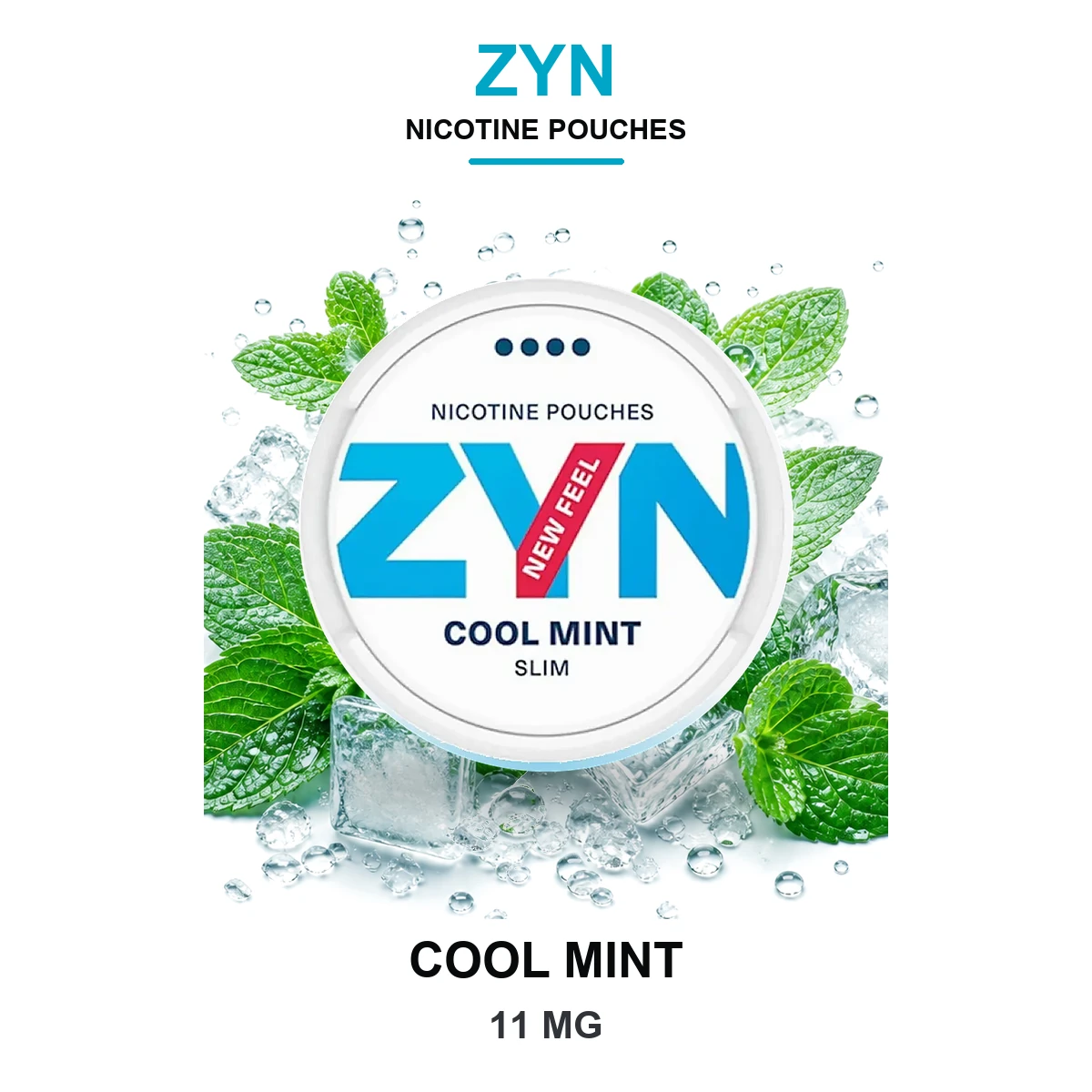 ZYN Cool Mint Slim 11mg Nicotine Pouches