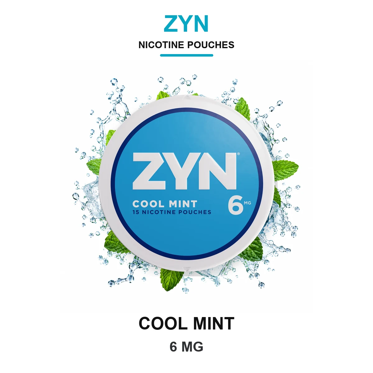 ZYN Cool Mint 6mg Nicotine Pouches