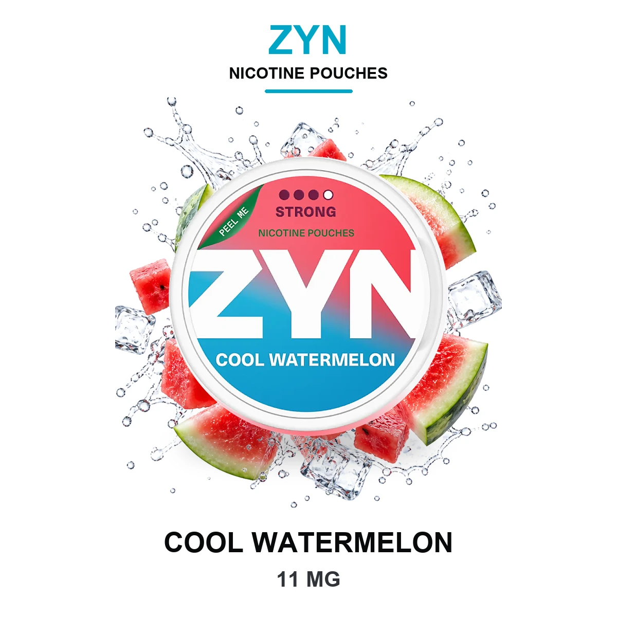 ZYN Cool Watermelon 11mg Nicotine Pouches