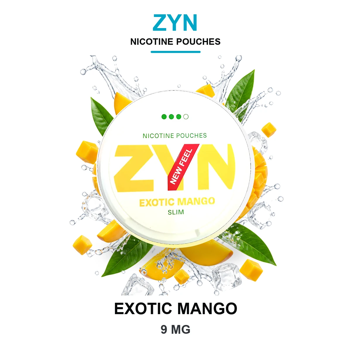 ZYN Exotic Mango Slim 9mg Nicotine Pouches