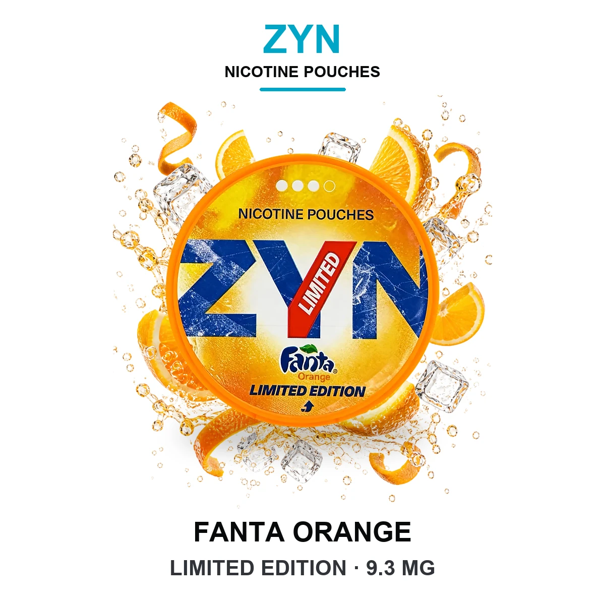 ZYN Fanta Orange (Limited Edition) 9.3mg Nicotine Pouches