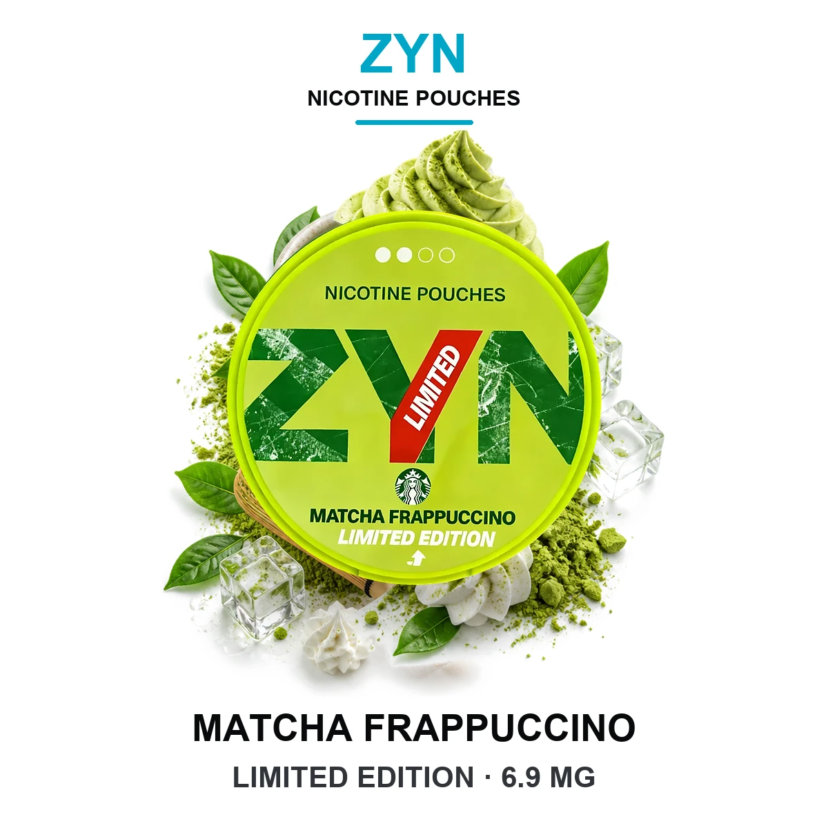 ZYN Matcha Frappuccino (Limited Edition) 6.9mg Nicotine Pouches