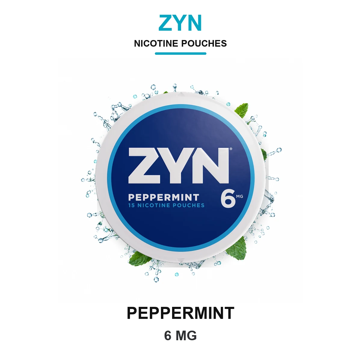 ZYN Peppermint 6mg Nicotine Pouches