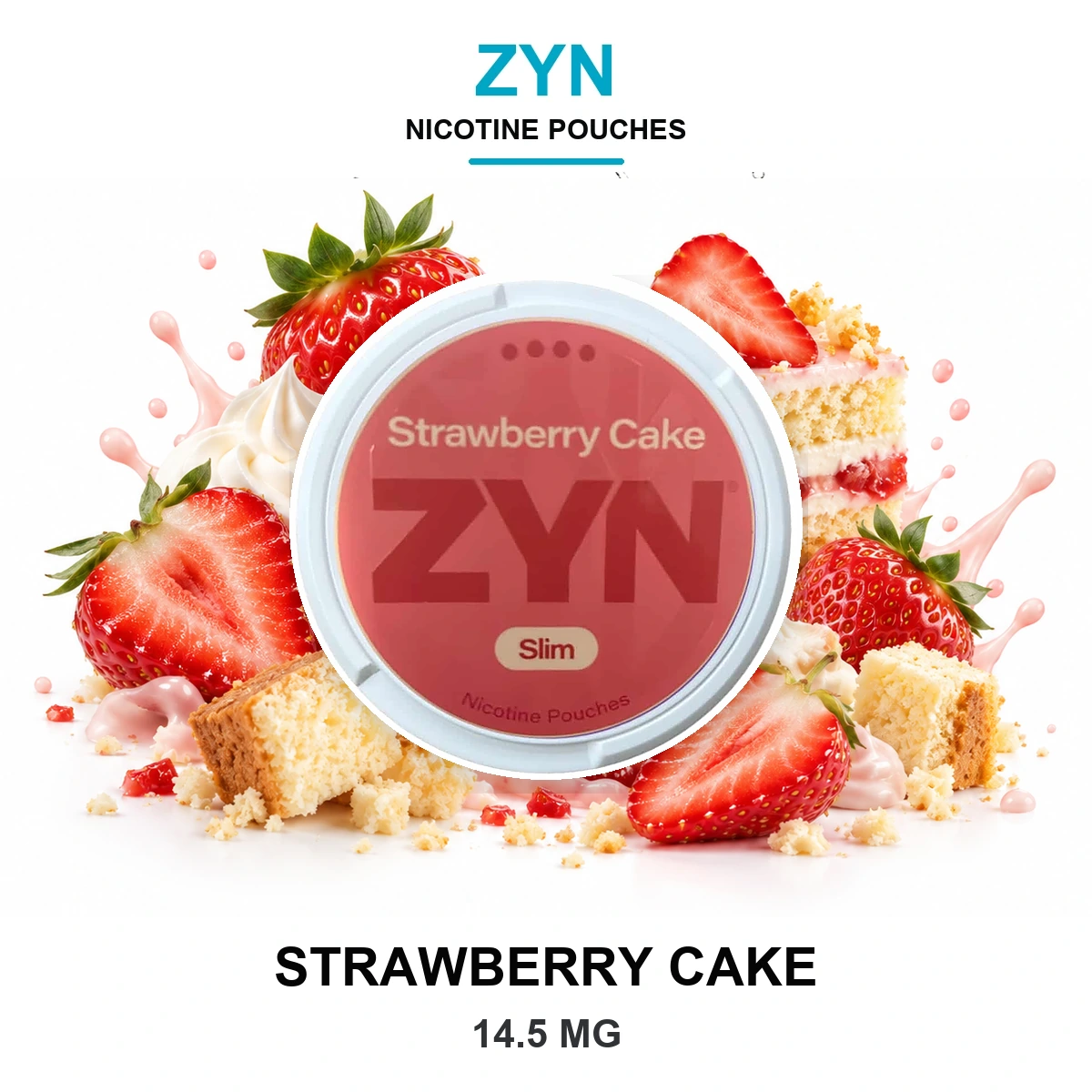 ZYN Strawberry Cake 14.5mg Nicotine Pouches