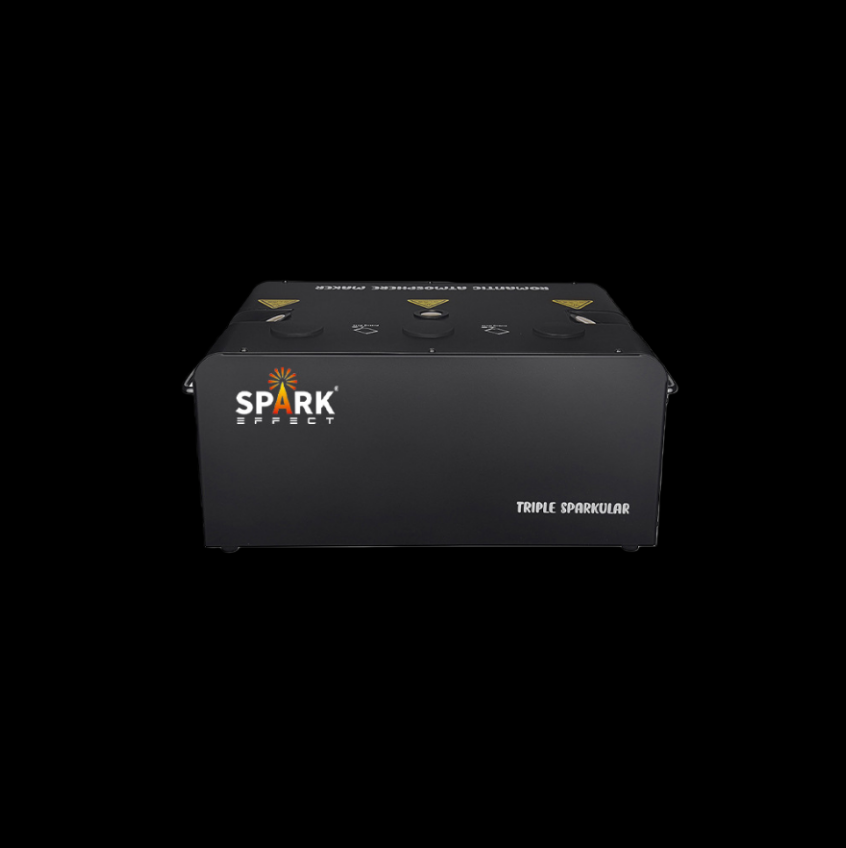 Three-nozzle cold spark machine