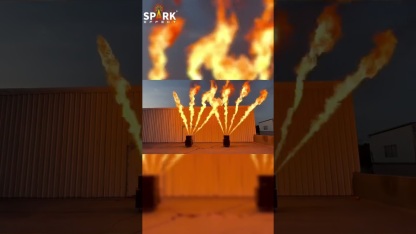SP-F5  5 nozzle flame machine