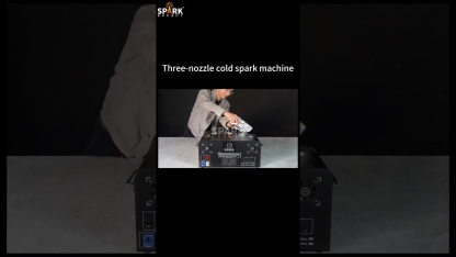 Three-nozzle cold spark machine