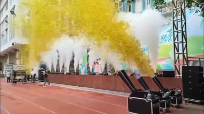 co2 confetti cannon machine