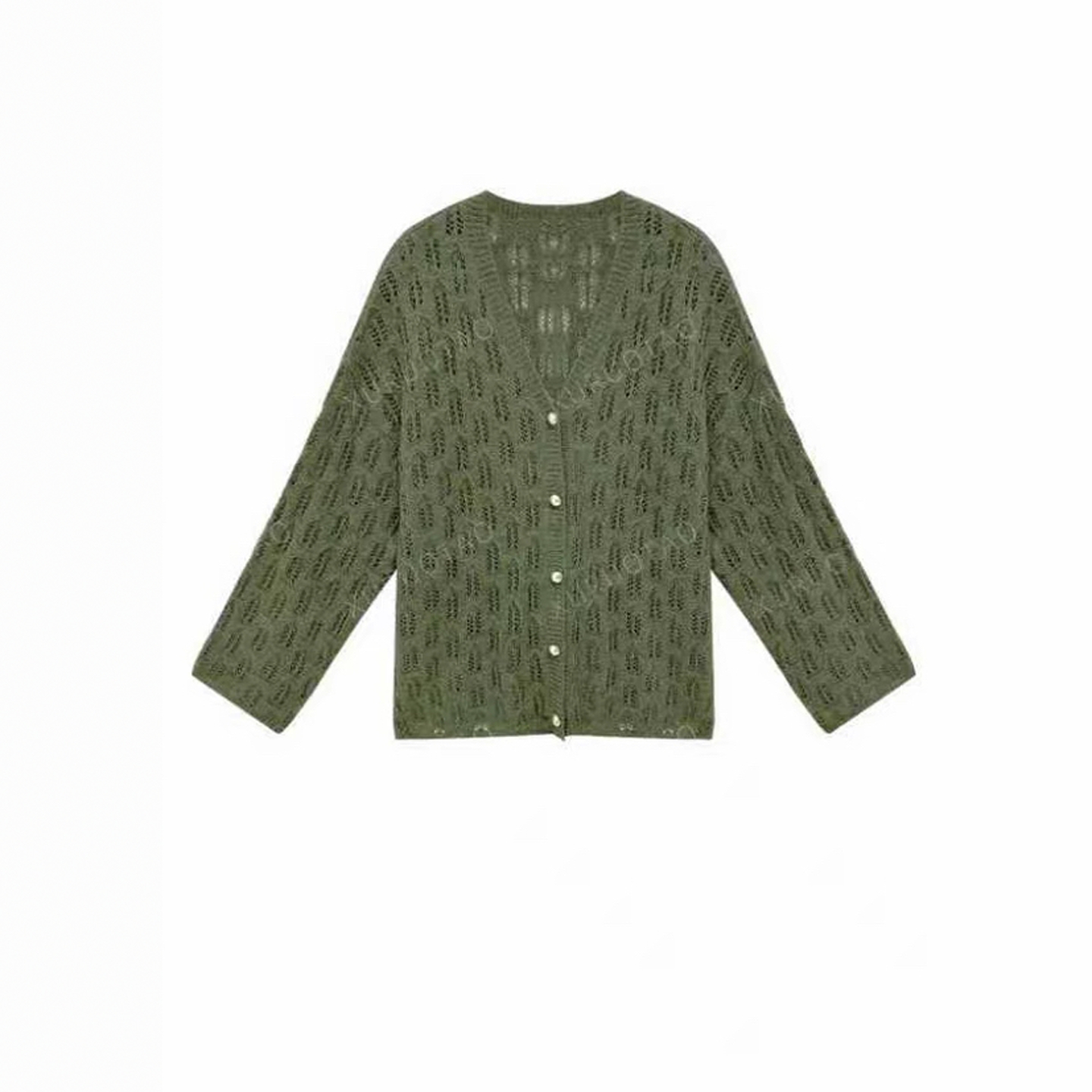 法式套裝 針織鏤空毛衣+百褶裙｜大方氣質顯高級