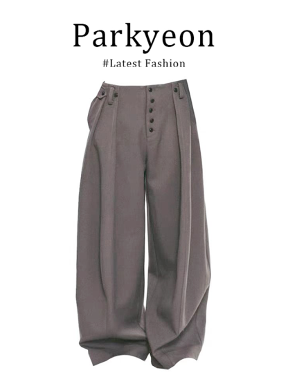 初秋日系套裝 針織提花開衫+闊腿休閒褲