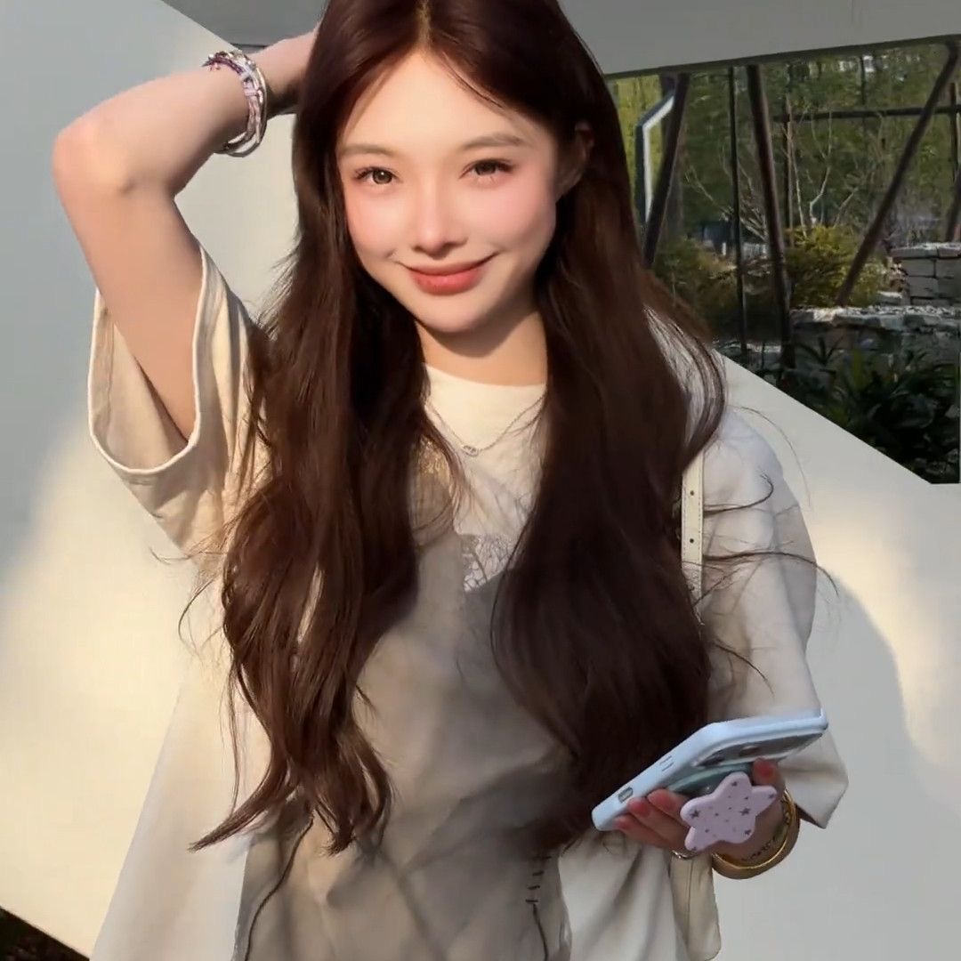 日系 初夏套裝 印花T恤+高腰半身裙｜知性美 寬鬆顯瘦