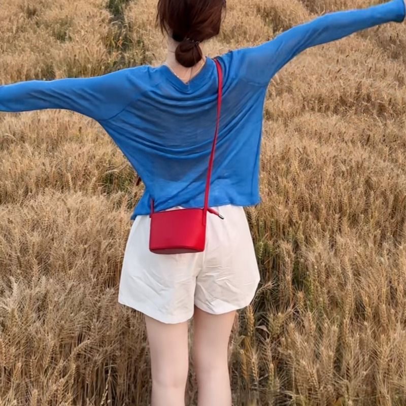 韓系女裝  輕薄防曬上衣+西裝短褲 寬鬆簡約