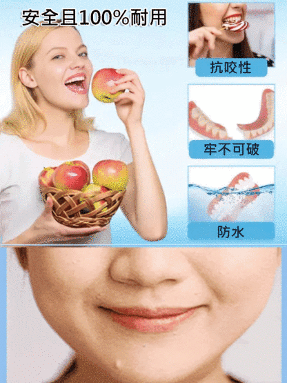 【英國新研究成果】矽膠仿真牙齒牙套