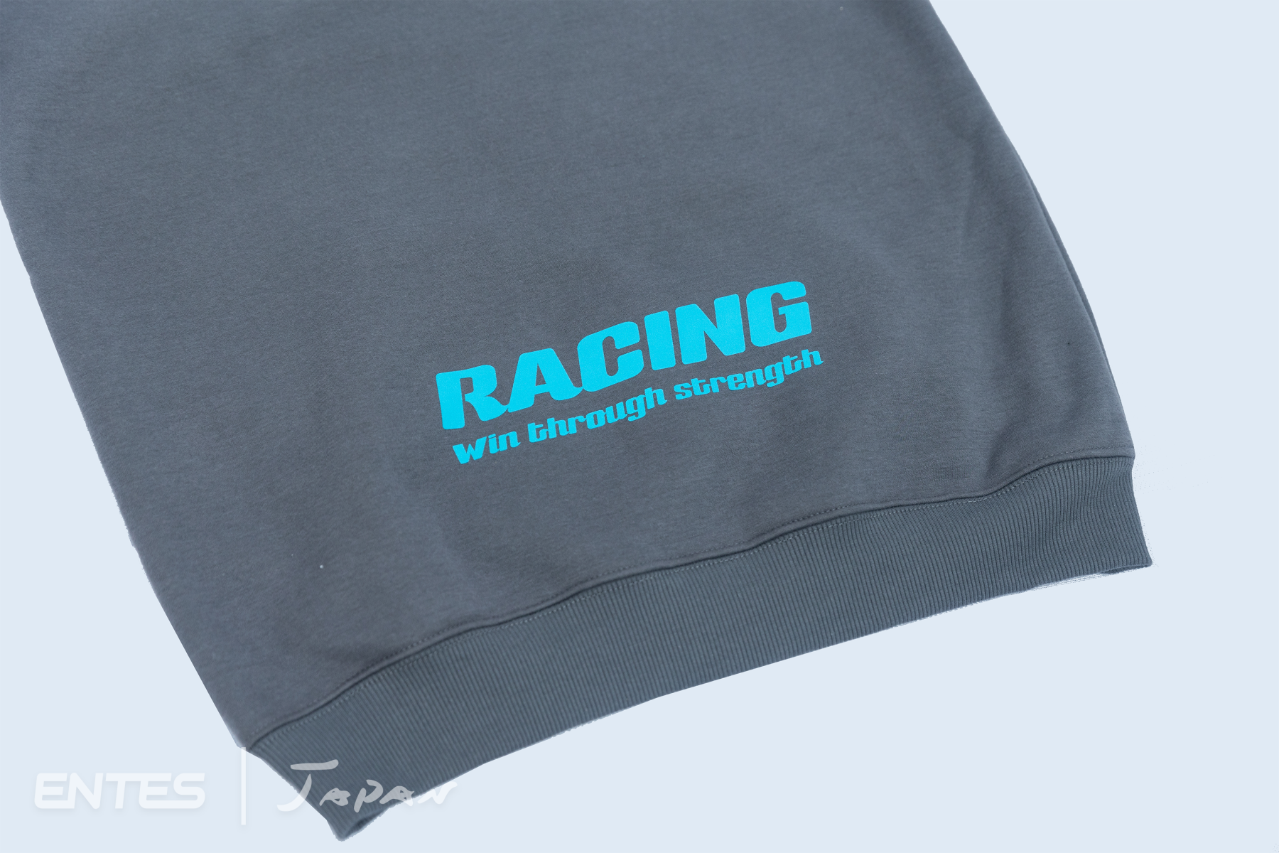 RACINGフード付きフルジップパーカー